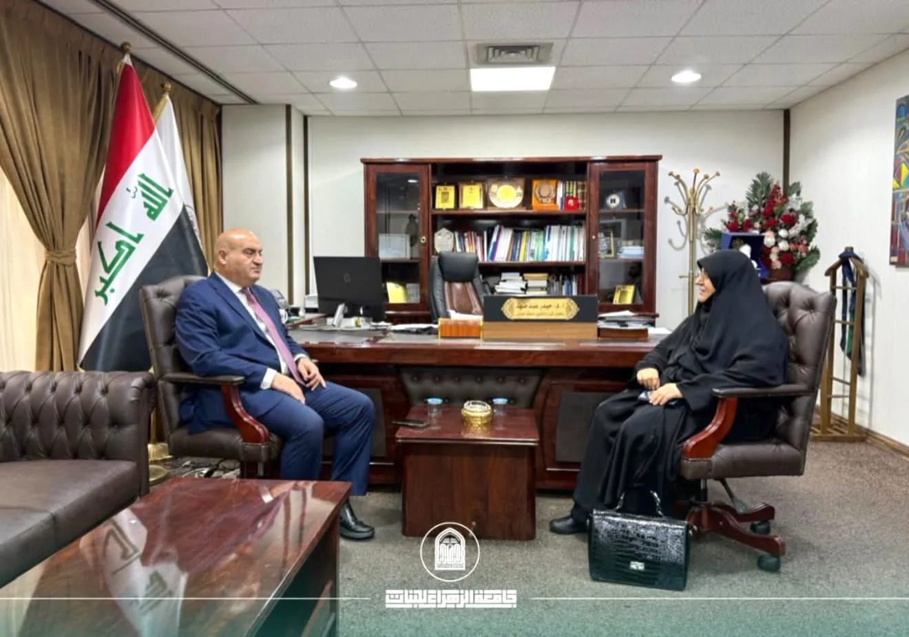 رئيسة جامعة الزهراء تشارك في احتفالية الذكرى الـ 50 لتأسيس اتحاد مجالس البحث العلمي العربية