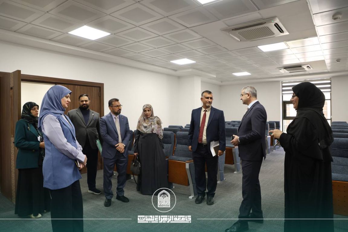 زيارة رسمية للّجنة الوزارية لمتابعة خطط الاستحداث في جامعة الزهراء (عليها السلام) للبنات