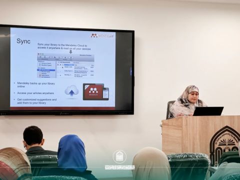 ابدئي بحثك بذكاء ورشة علمية في هندسة الذكاء الاصطناعي لتعزيز مهارات إدارة المراجع العلمية