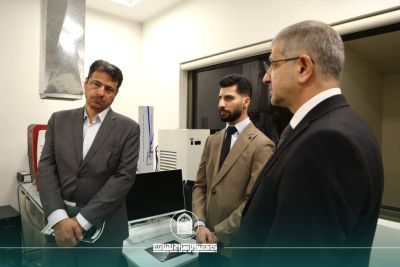 وفد هيئة الصحة والتعليم الطبي يزور جامعة الزهراء خلال فعاليات حفل تخرج أكاديمية السبطين