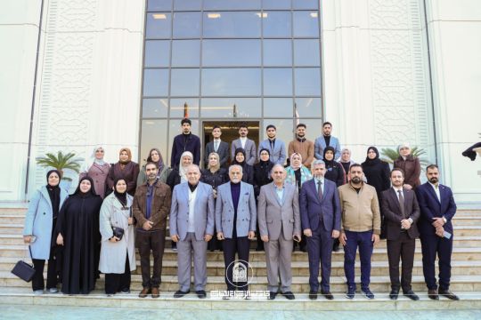 زيارة رسمية لوفد أكاديمي من الجامعة المستنصرية إلى جامعة الزهراء (ع) للبنات