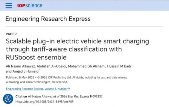 Faculty Member at the College of Health and Medical Technologies Publishes Research in Scopus-Indexed Journal.
