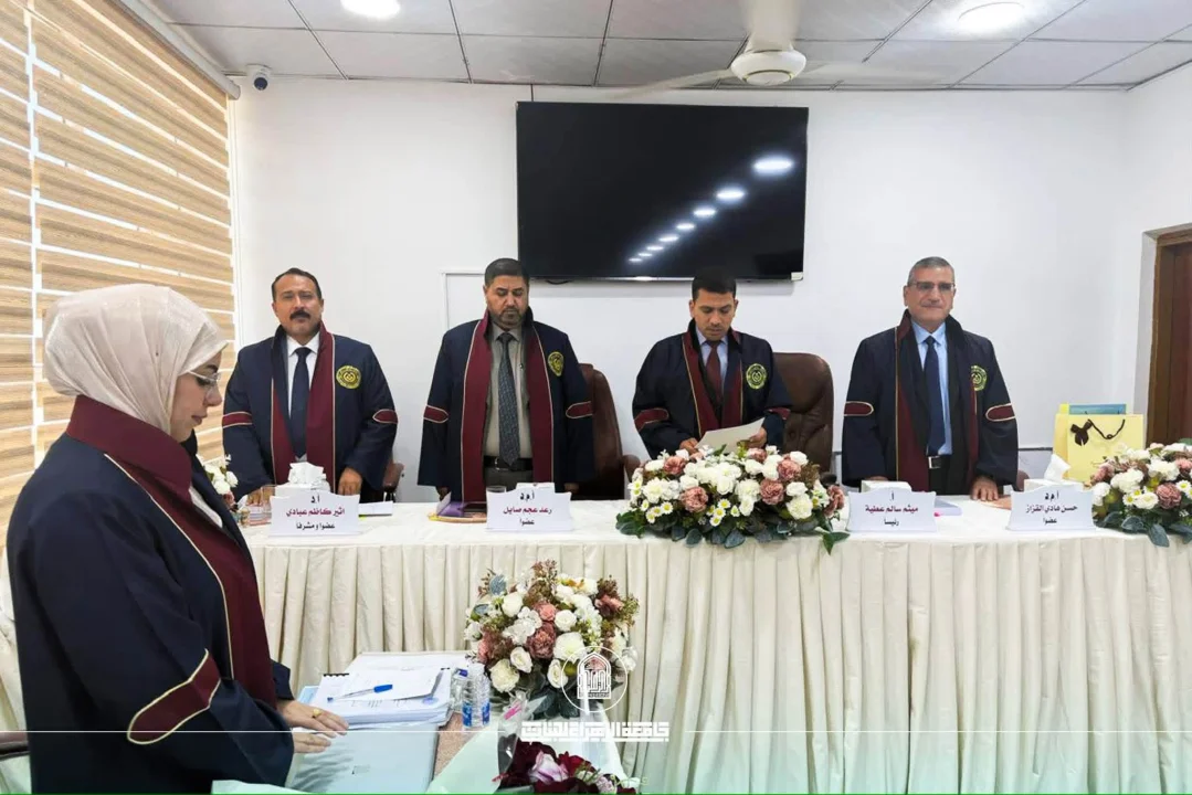 ZUW's Vice President for Administrative and Financial Affairs Participates in Master’s Thesis Defense at Al-Furat Al-Awsat Technical University
