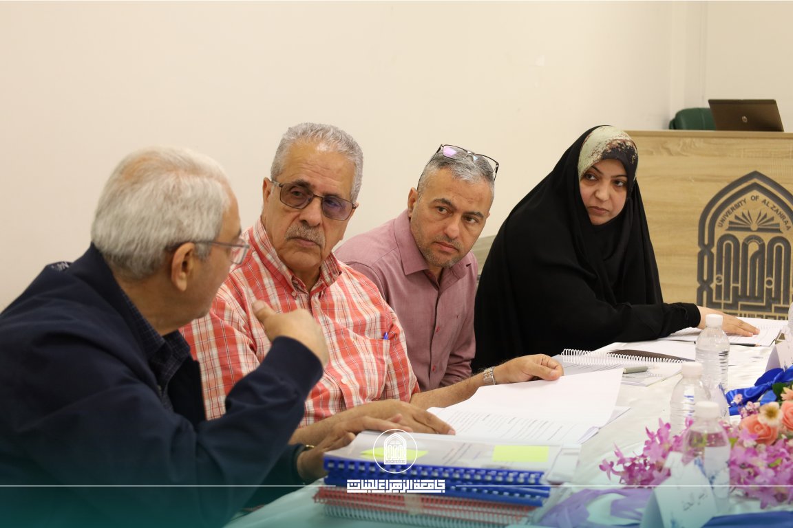 كلية التربية في جامعة الزهراء (ع) للبنات تحتضن مناقشات بحوث تخرّج طالبات المرحلة الرابعة لقسم الرياضيات