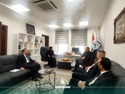 The Dean Receives a Delegation from the Information Technology Association to Discuss Cooperation and Launch Specialized Workshops for Female Students