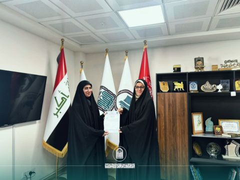 عميدة كلية التربية تكرّم الطالبات الفائزات في “التحدي الفكري” الرمضانية