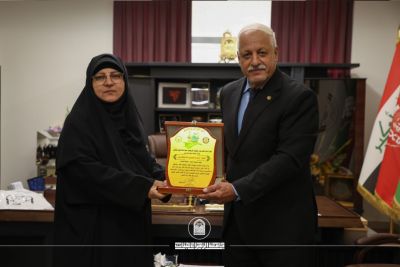 جامعة الزهراء تستضيف وفداً من الأمانة العامة لمزار العلوية الشريفة بنت الإمام الحسن المجتبى (عليه السلام)