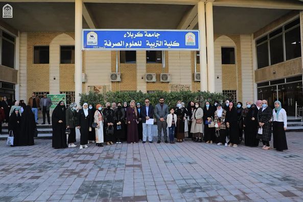 تبادل  الخبرات  العلمية والاكاديمية بين جامعتي الزهراء (عليها السلام )للبنات، وجامعة كربلاء عنوان رئيس للسفرة العلمية التي نظمها قسم الرياضيات