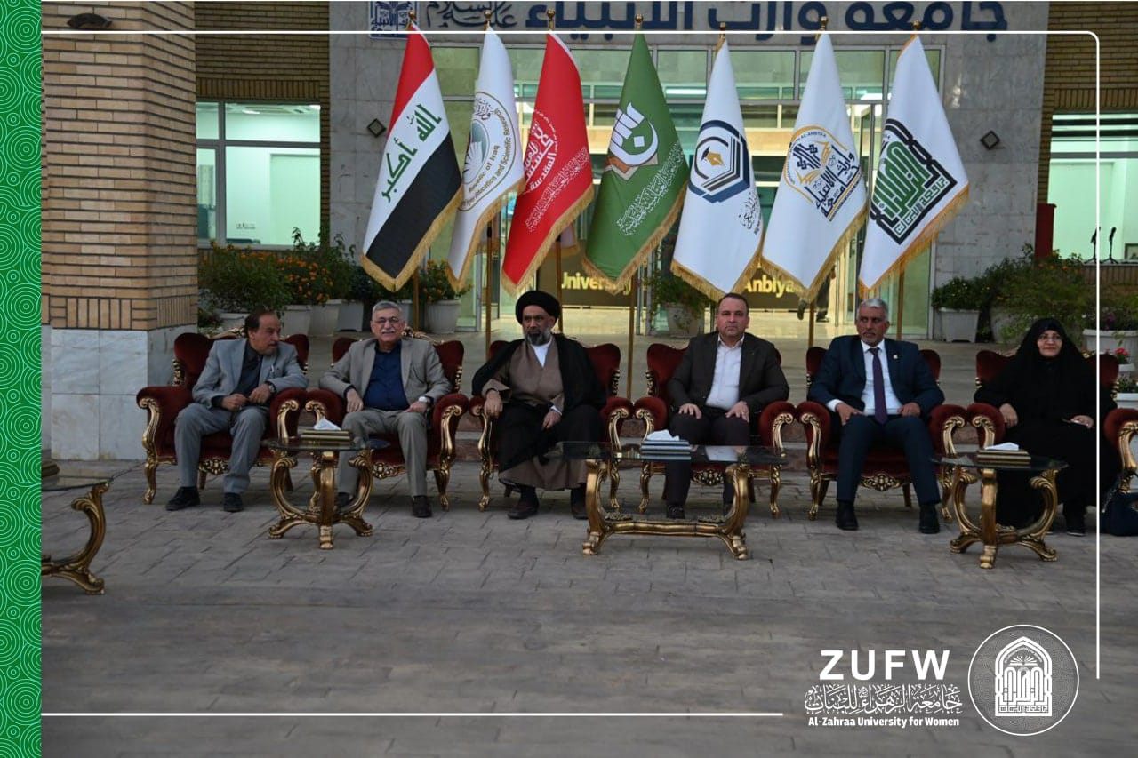 على رحاب جامعة وارث الأنبياء،جامعات من هيأة التعليم الجامعي في العتبة الحسينية المقدسة تناقش مع وفد أكاديمي  مستقبل التعليم فيها  وسبل تطويره .