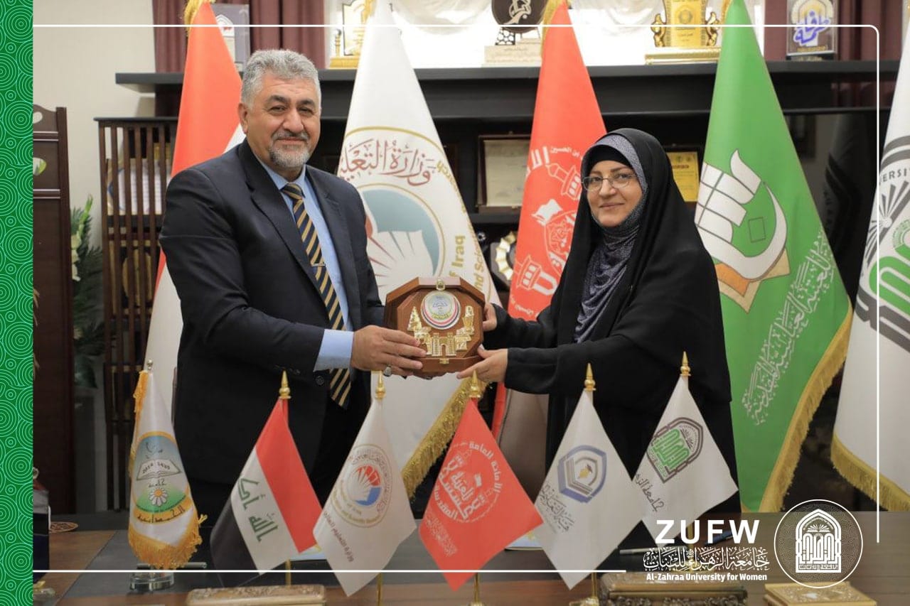 بمجالات بحثية وأخرى علمية ،مذكرة تعاون مستقبلي أطرافها جامعة الزهراء (ع )للبنات وجامعة الحمدانية .