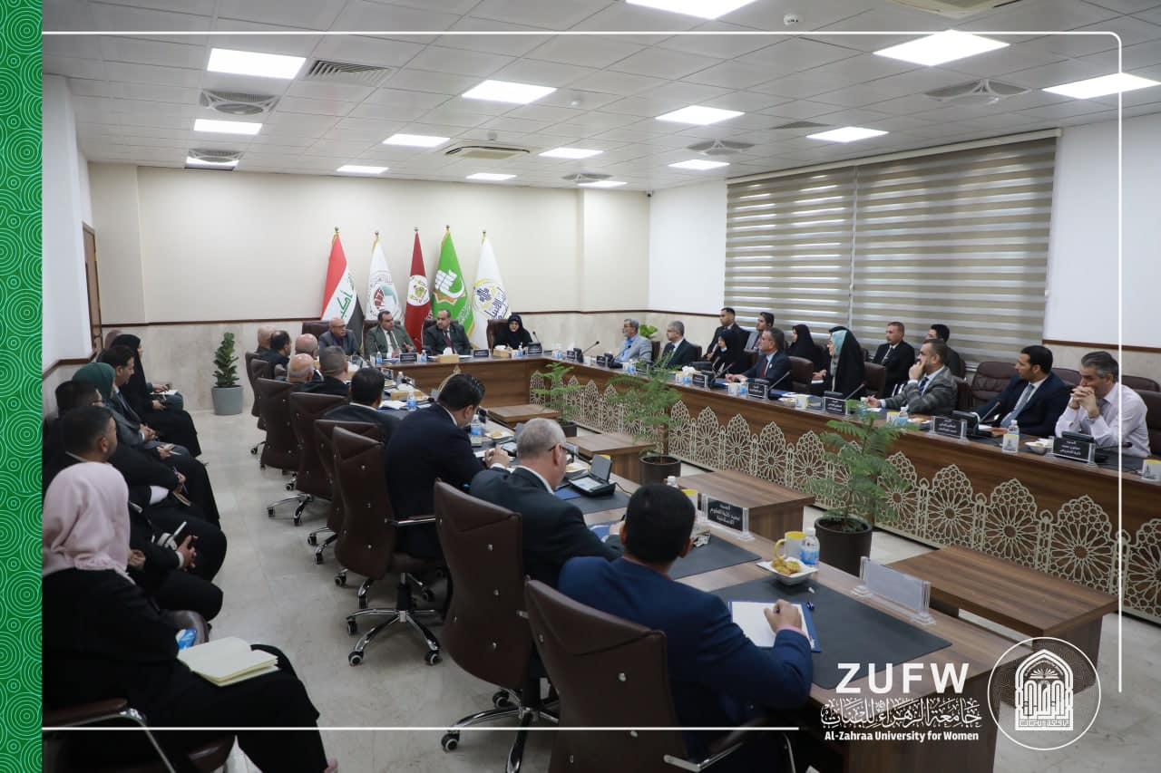 بمشاركة هيئة الصحة والتعليم الطبي ، جامعة الزهراء (ع) للبنات تشارك ضمن جدول إجتماع موسع للملاكات الاكاديمية المتقدمة .