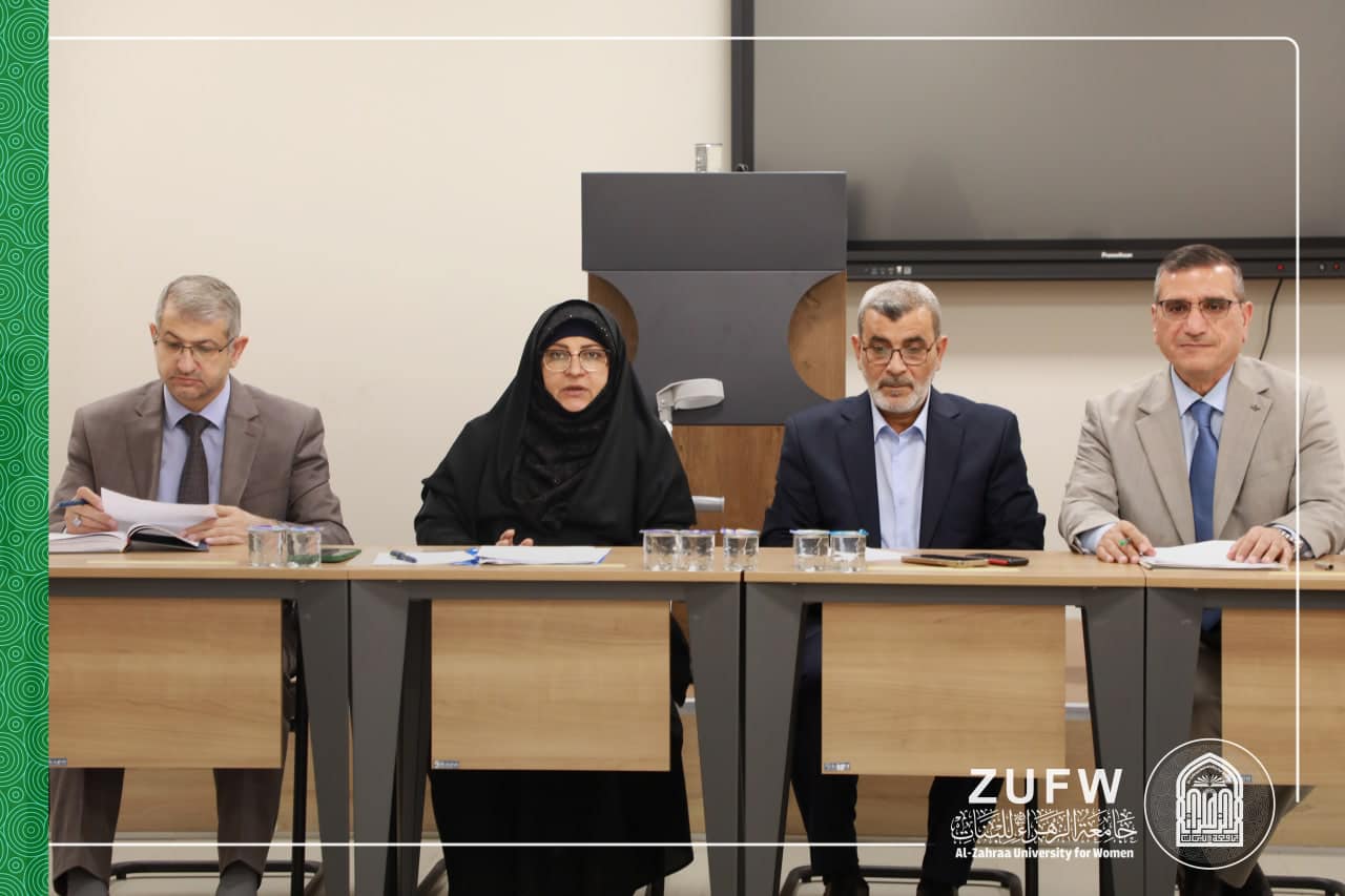 بحث امكانية تطوير خطط البحث العلمي والاداء الاكاديمي خلال العام الدراسي الحالي