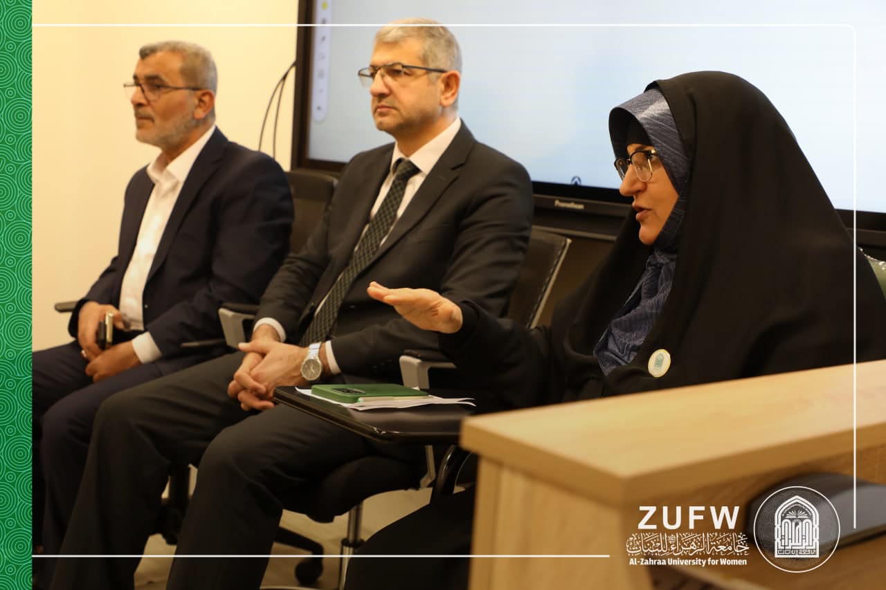 واقع التعليم ومتابعة وضع الخطط الدراسية ، أولويات لزيارة السيدة رئيسة الجامعة الى مبنى كلية التربية اليوم .