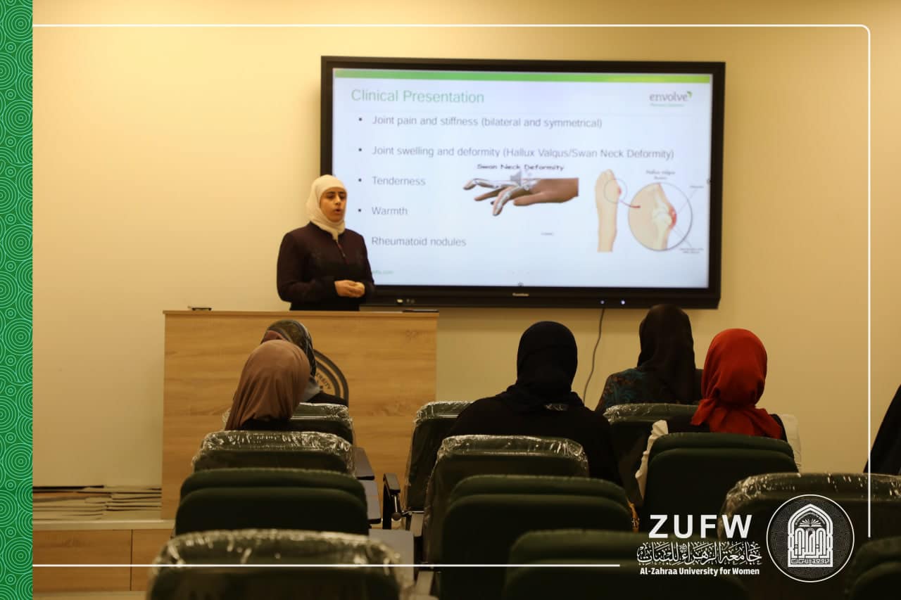 كلية التقنيات الصحية والطبية في جامعة الزهراء(عليها السلام) للبنات تقيم دورةً علميةً .