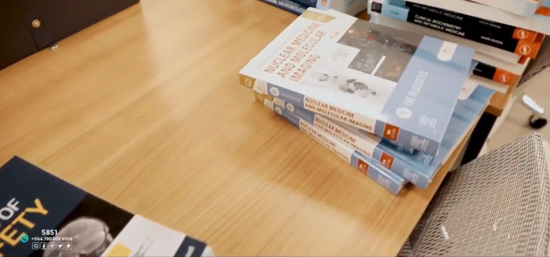 The central library is further enriched with Medical and scientific publications and books, from different international publishing houses