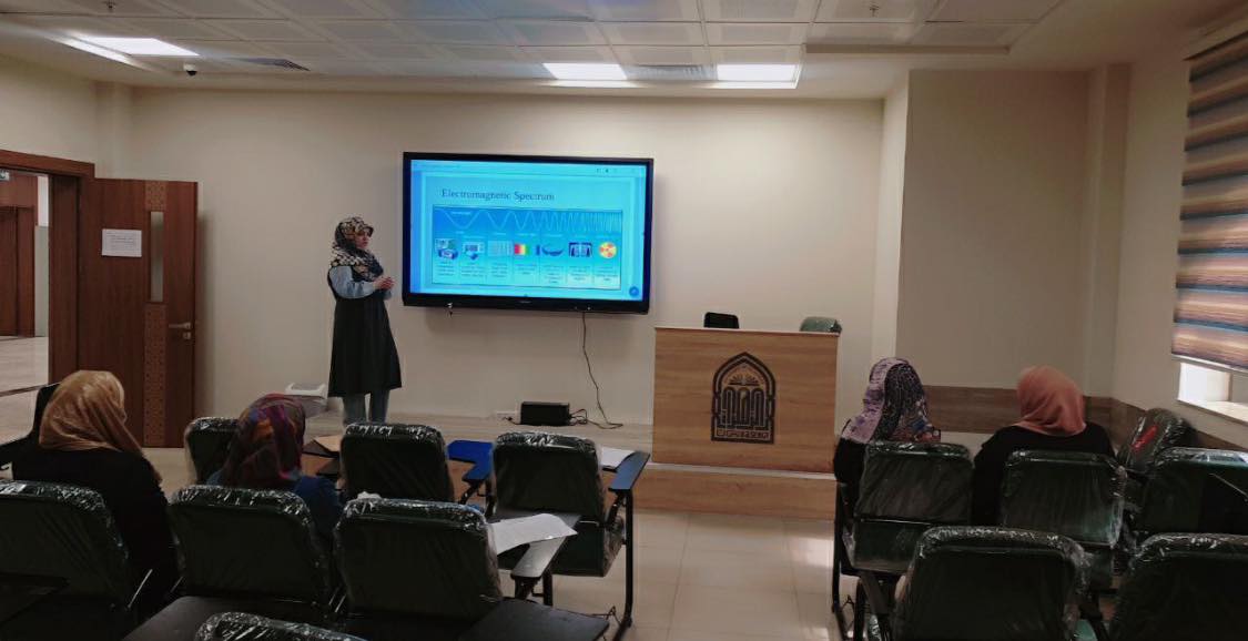 قسم التخدير في جامعة الزهراء (عليها السلام) للبنات يقيم ورشة تدريبية.