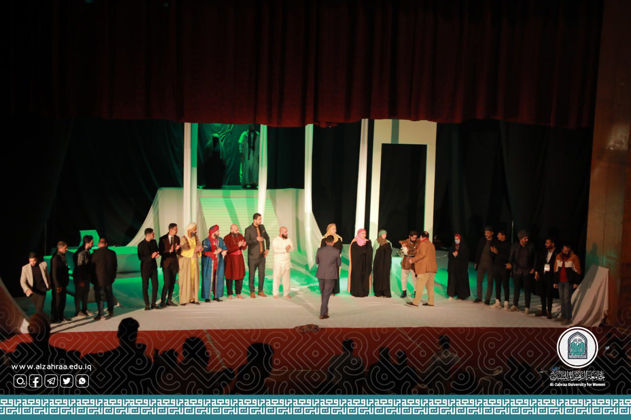 Al-Zahra University (peace be upon her) for women attends the “Festival of Loyalty and devotion” to Al- Imam – Al Hussein (peace be upon him)