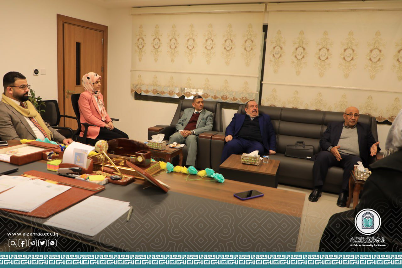 قسم الرياضيات في جامعة الزهراء (عليها السلام) يعقد اجتماعًا حول تحضير مؤتمر علمي مشترك