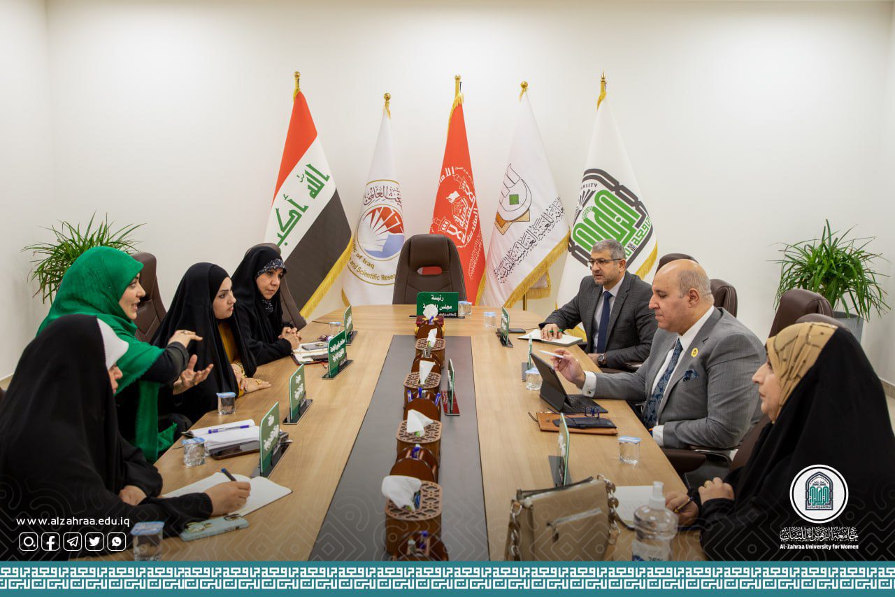 رئاسة جامعة الزهراء (عليها السلام) للبنات تعقد اجتماعًا مع ممثل البرنامج الإنمائي للأمم المتحدة