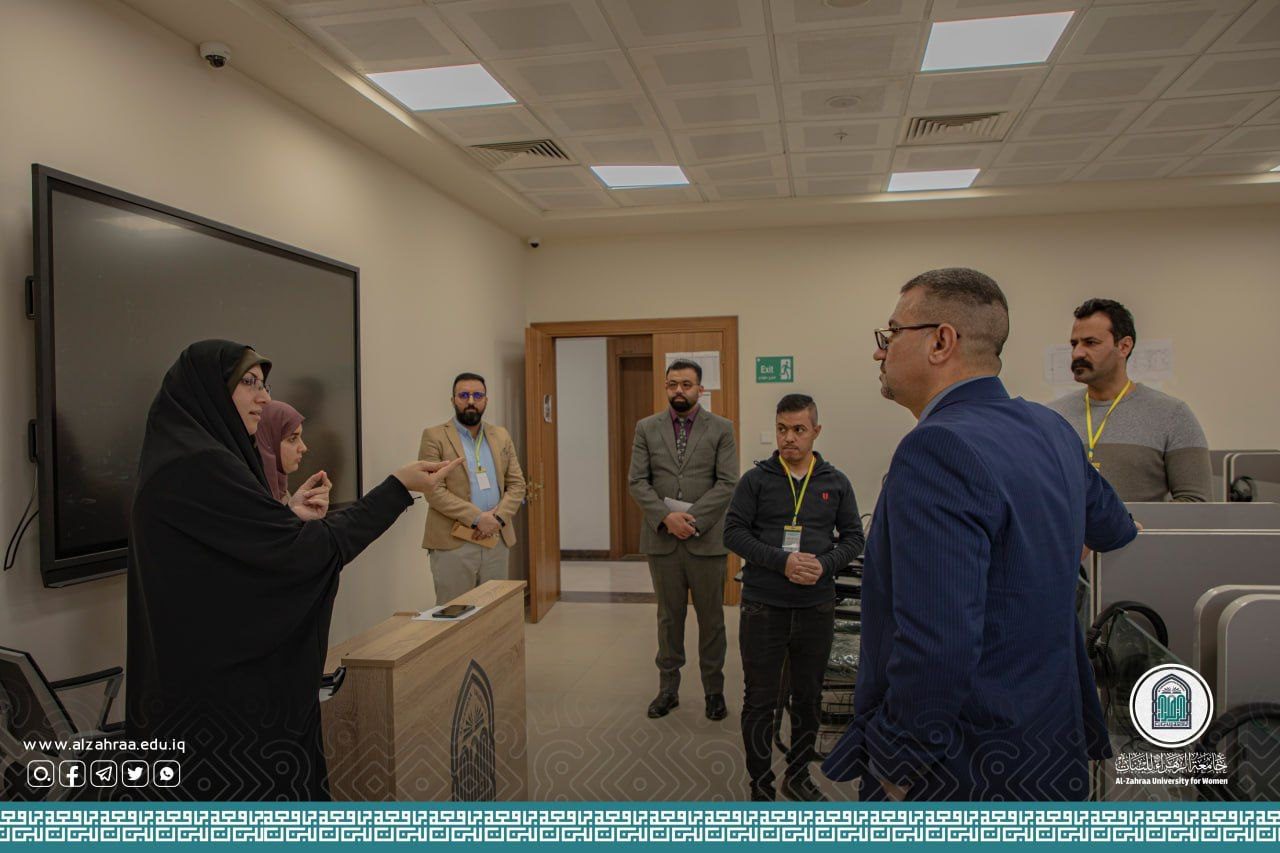 A delegation from Imam Al-Kadhim College (peace be upon him) visits Al-Zahra University (peace be upon her) for Women .