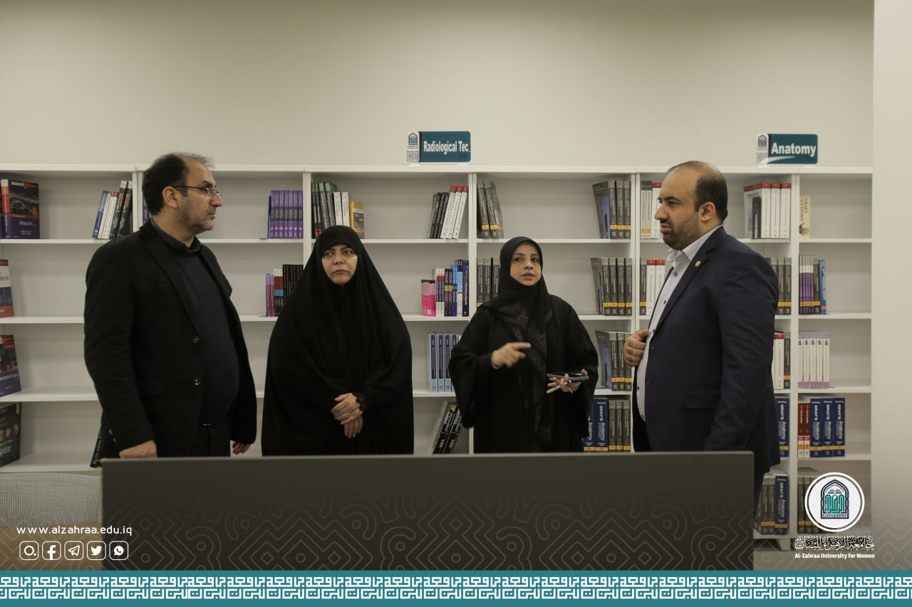 A delegation from Islamic Azad University visits Al-Zahra University (peace be upon her) for Women .