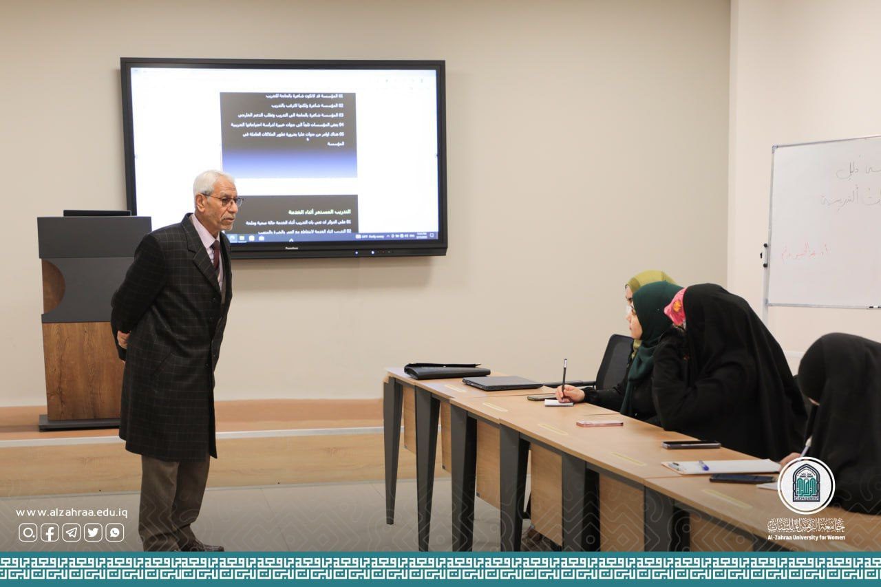 قسم التعليم المستمر يقيم ورشة علمية حول دليل الدورات التدريبية