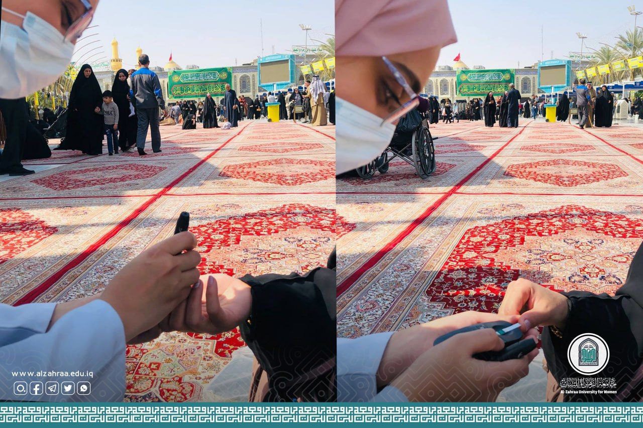 قسم تقنيات العلاج الطبيعي يقيم حملة تطوعية حول مضار ارتفاع السكر بالدم