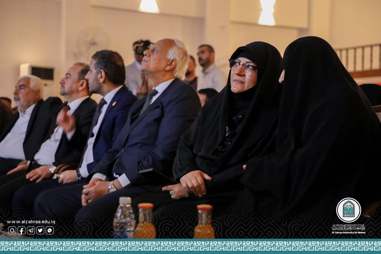 The President of Al-Zahraa University for Women attends the opening of the activities of the Sixth Scientific Conference of Al-Zahraa (peace be upon her).