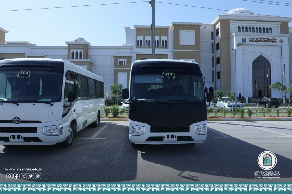 العتبة الحسينية المقدسة تعلن عن توفير باصات حديثة لنقل طالبات المرحلة الإعدادية من والى جامعة الزهراء (عليها السلام) مجاناً خلال فترة الامتحانات.