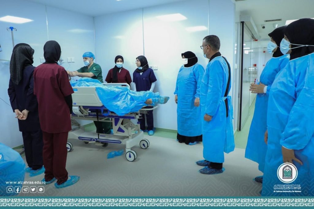 سير التدريب الصيفي لطالبات كلية التقنيات الصحية والطبية