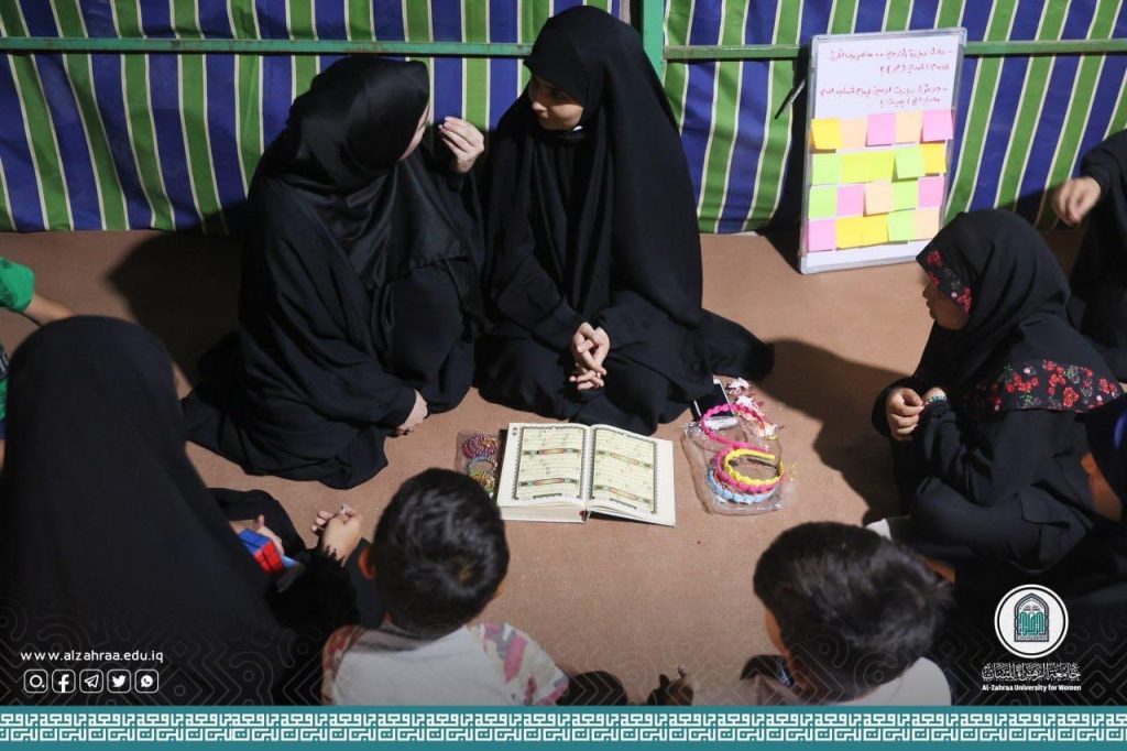 ضمن فعاليات ملتقى الاربعين الاكاديمي،أنشطة تعليمية وتثقيفية مختلفة تستهدف الصغار