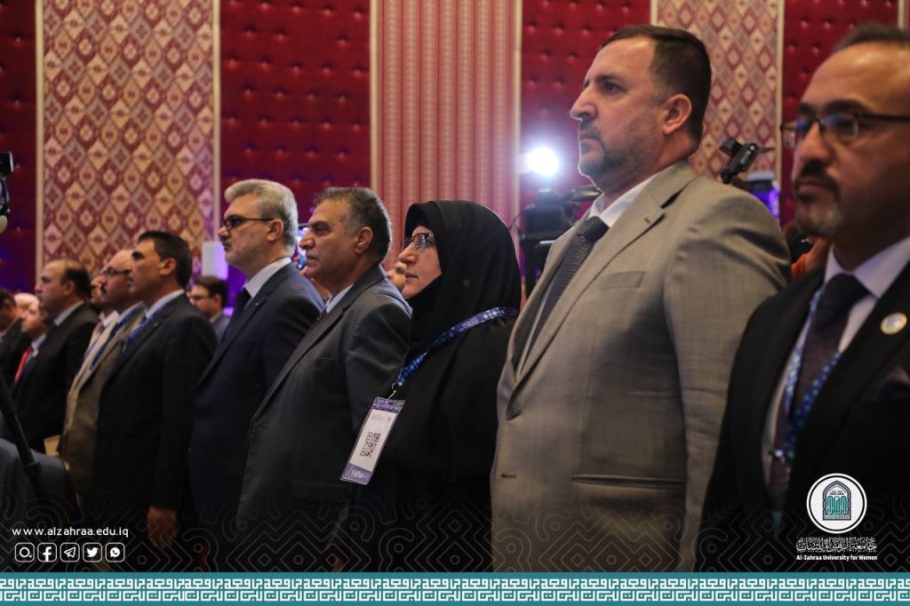 وفد من جامعة الزهراء (عليها السلام) للبنات يحضر افتتاحية معرض ومؤتمر العراق للتعليم