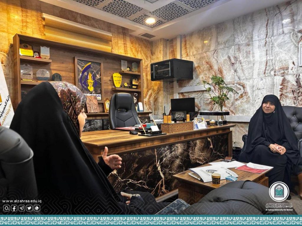 وفد من قسم النشاطات الطلابية يزور مركز اعلام المرأة والطفل