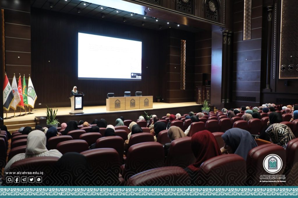 شعبة تمكين المرأة في جامعة الزهراء للبنات تعقد محاضرة علمية حول معرفة التغييرات الهرمونية والنسيجية