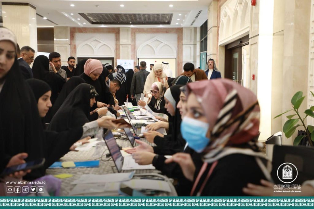 بوتيرة عمل متسارعة وتنظيم عالي المستوى،استمرار عملية تسجيل الطالبات  في كليات وأقسام جامعة الزهراء(عليها السلام).