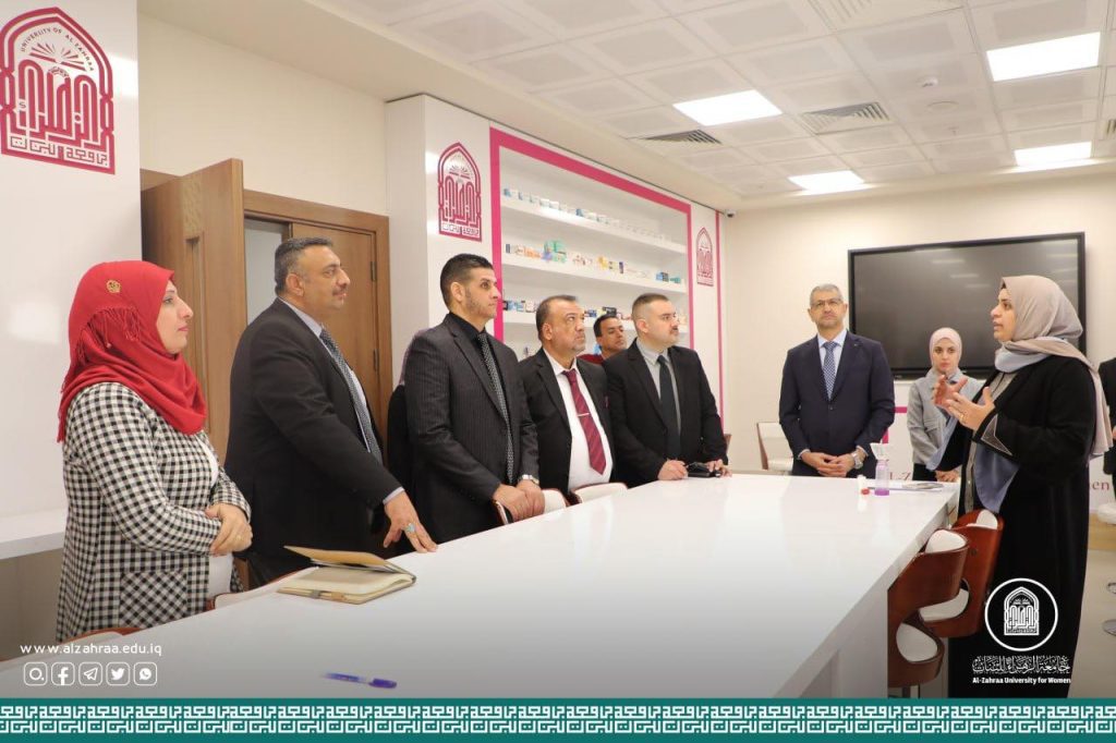 وفد الرقابة الوطنية يزور جامعة الزهراء (ع) ويطلع على مختبراتها