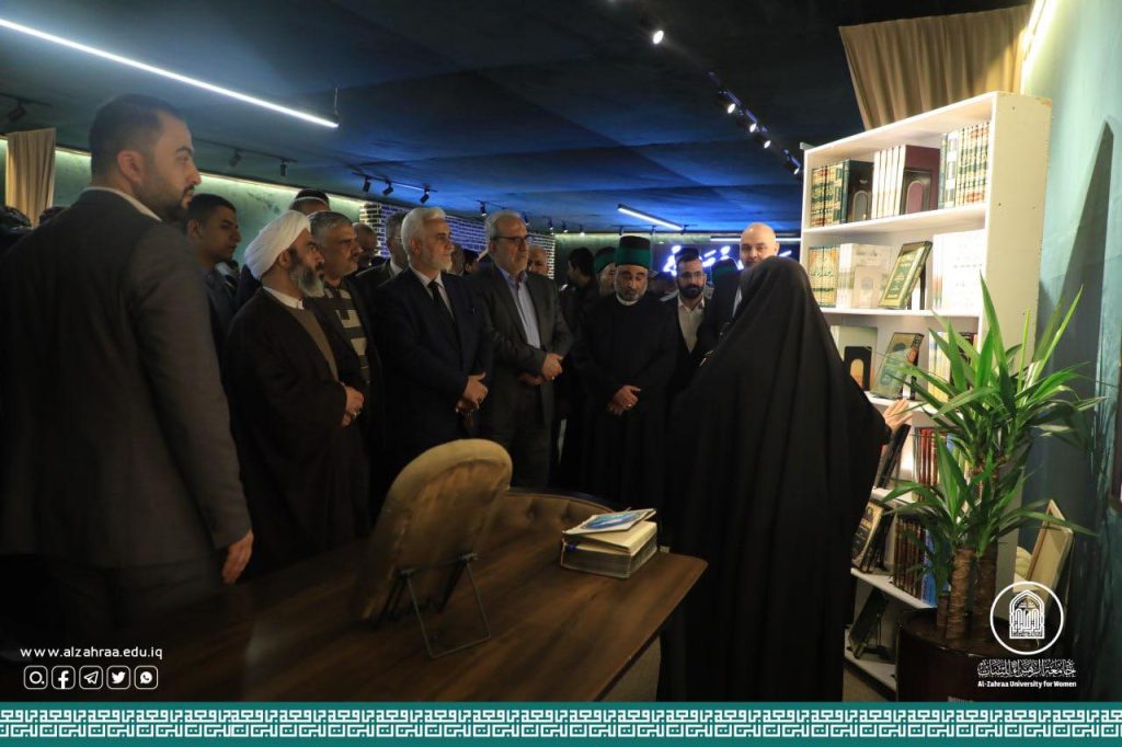 Al-Zahraa University (pease be upon her) for Women participates in an art exhibition for the third version of Kawthar Al-Isma International Festival