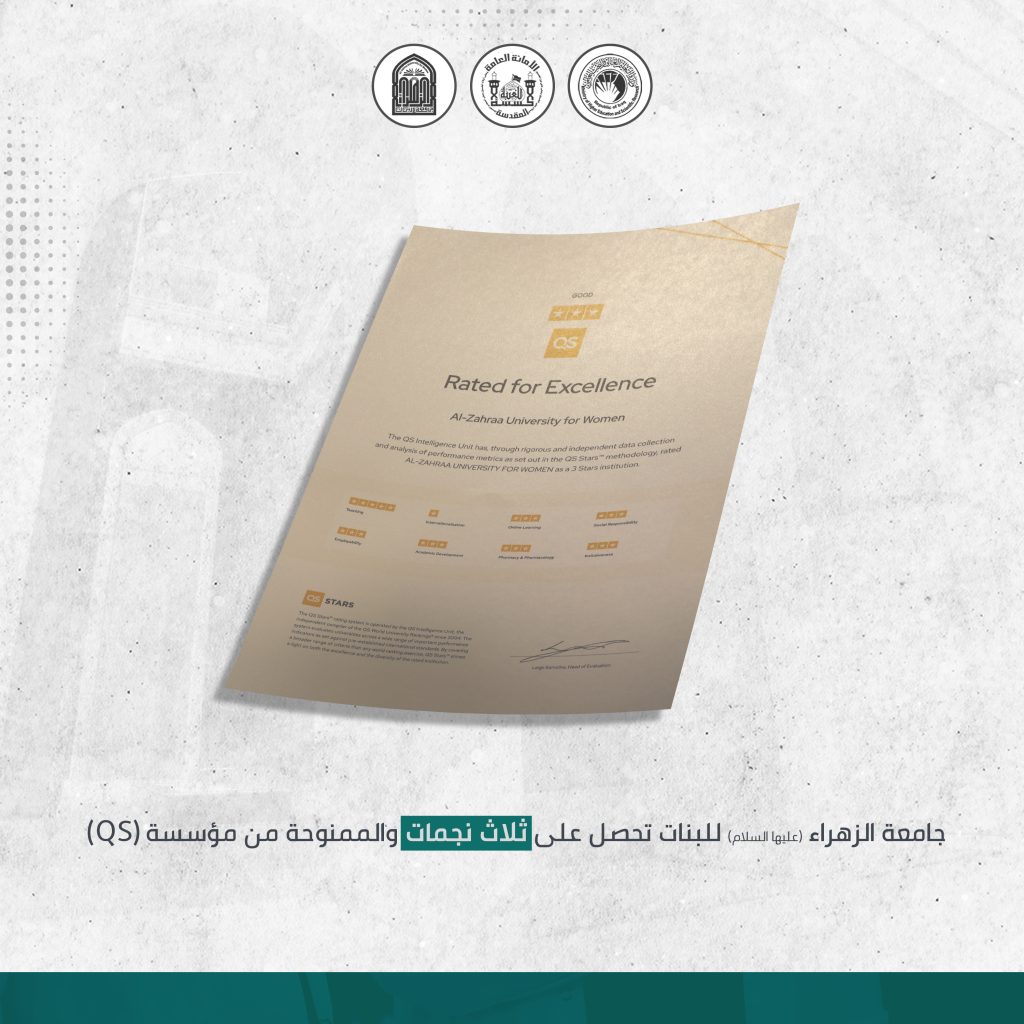 Al-Zahraa University Accomplishes important strides to Enter Two World Rankings