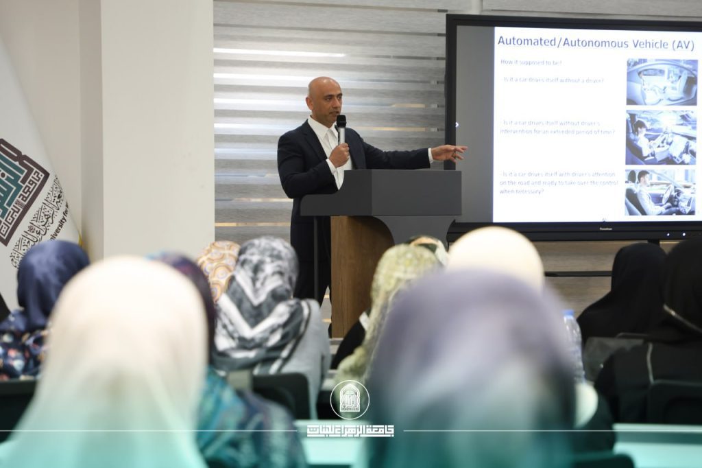 توظيف تكنولوجيا المعلومات ورشة توعوية في جامعة الزهراء (ع)