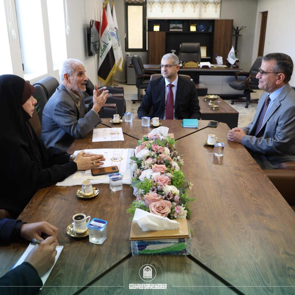 جامعة الزهراء(ع) تستقبل وفداً من مركز كربلاء للدراسات والبحوث
