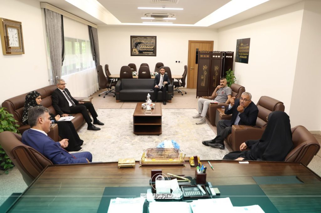 Al-Zahraa University welcomes Karbala Drug Control Delegation