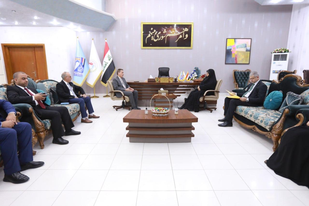 جامعة الزهراء (عليها السلام) تبرم إتفاقية تعاون علمي وأكاديمي مع احدى الجامعات المحلية 