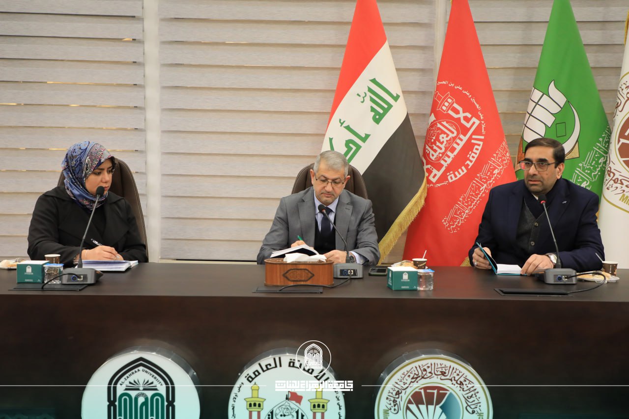 مركز الزهراء (ع) للعلوم الطبية والصيدلانية يستقبل وفدا من جامعة المستنصرية