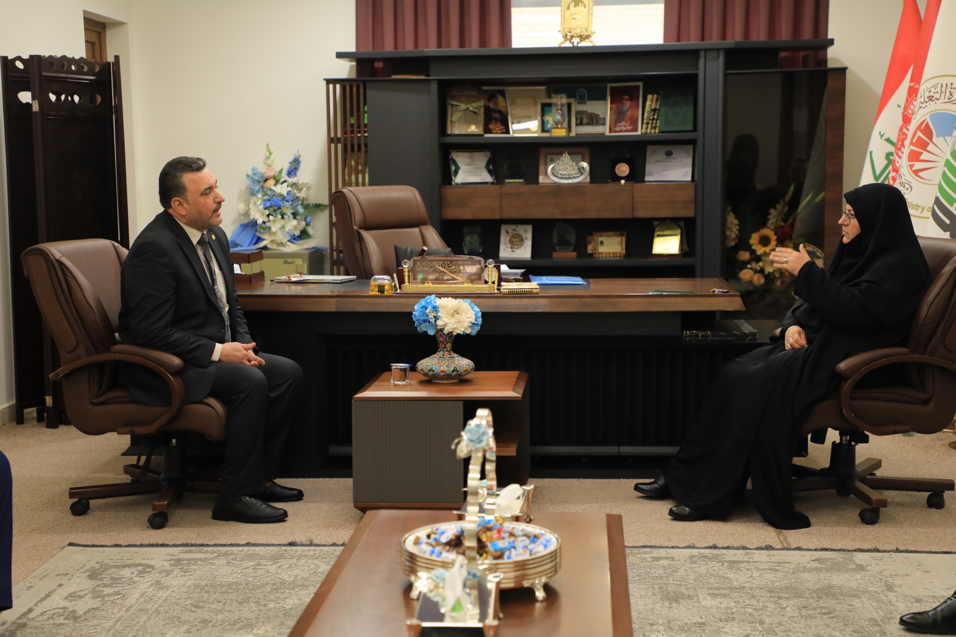 جامعة الزهراء توقع مذكرة تفاهم مع مركز الإمام الحسين (عليه السلام) للمخطوطات والتحقيق.