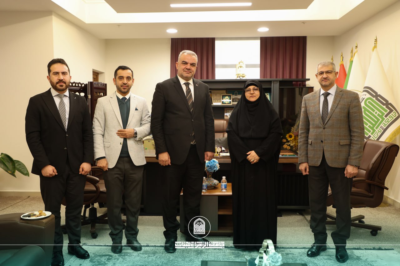 Delegation from Iraqi Cultural Attaché in Turkey Visits Al-Zahraa University in Preparation for Science Week