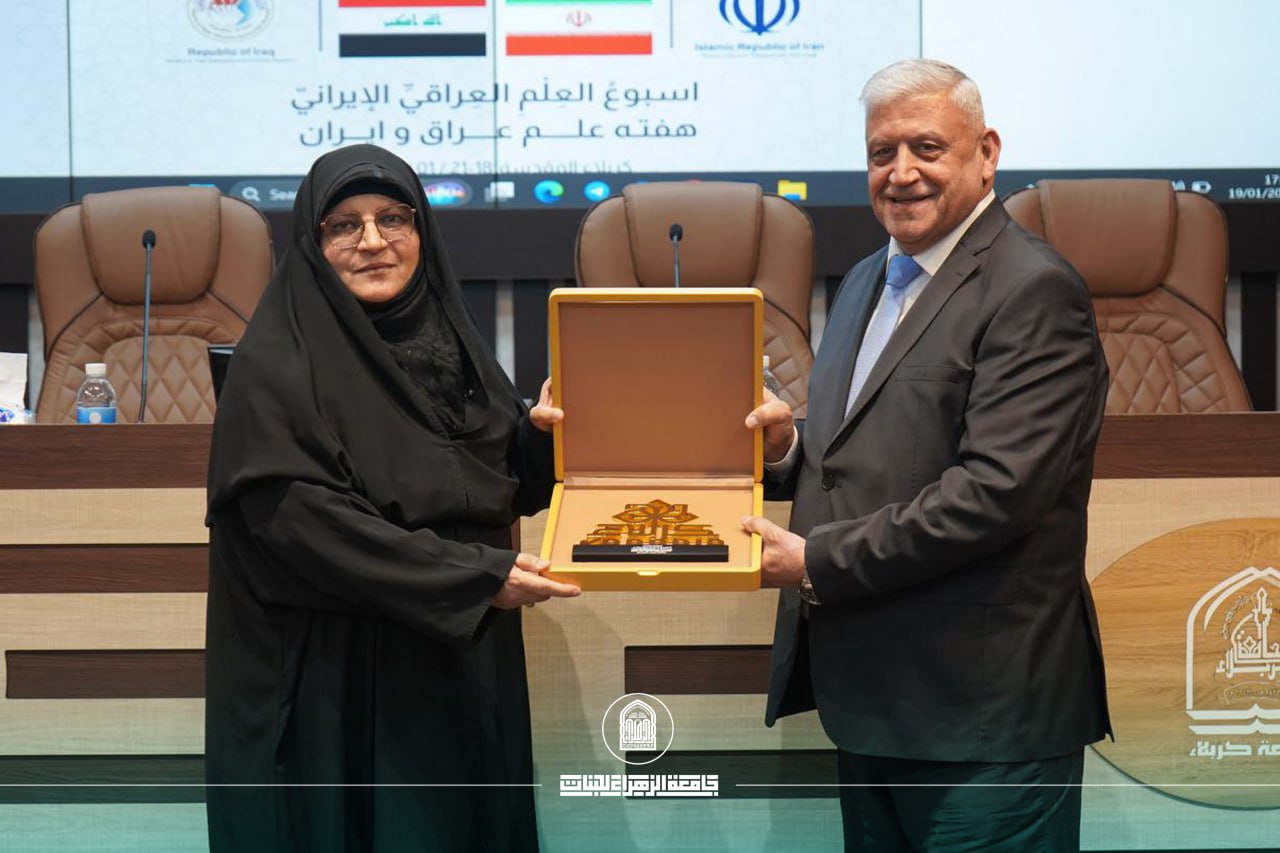 لجهودها الاستثنائية في إنجاح أسبوع العلم العراقي الإيراني... محافظ كربلاء يكرم السلطاني