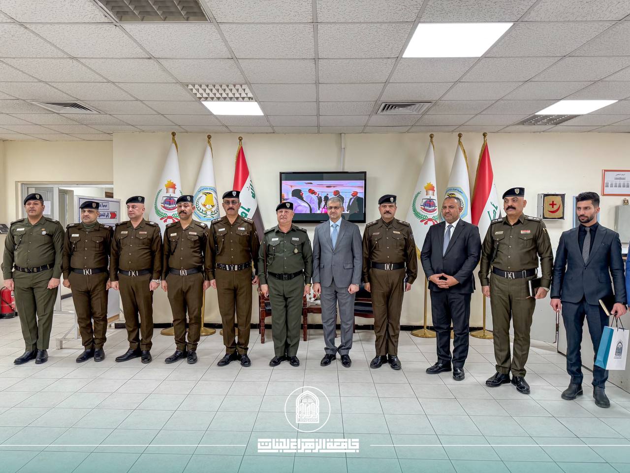 وفد من جامعة الزهراء (ع) للبنات يزور المعهد العالي للتطوير الأمني والإداري لتعزيز التعاون العلمي والبحثي