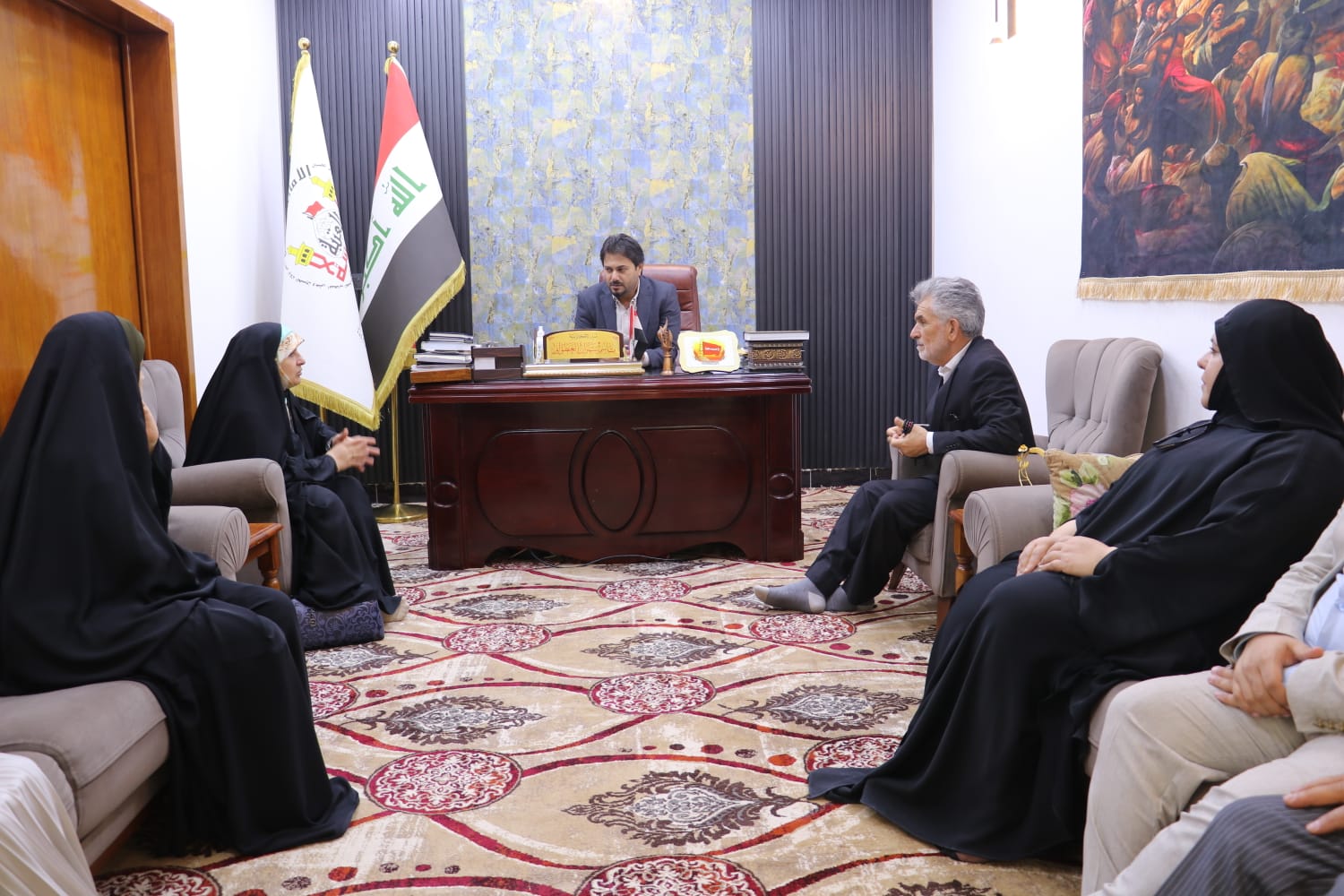 قسم التربية الخاصة بجامعة الزهراء (عليها السلام) يزور معهد الإمام الحسين (عليه السلام) للصم